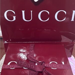 Gucci Burgundy Belt